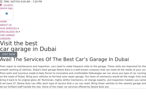 desireautoservice.com